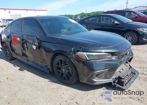 2022 Honda Civic Sport из США, поврежденный, VIN 2HGFE2F58NH575820